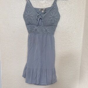 Madden Girl Light Blue Mini Dress